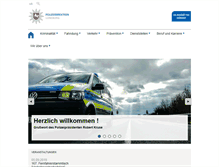 Tablet Screenshot of pd-lg.polizei-nds.de