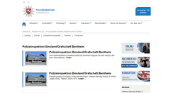 Desktop Screenshot of pi-el.polizei-nds.de