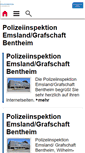 Mobile Screenshot of pi-el.polizei-nds.de