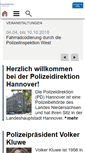 Mobile Screenshot of pd-h.polizei-nds.de